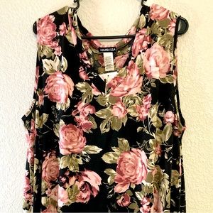 Sleeveless V-Neck Top